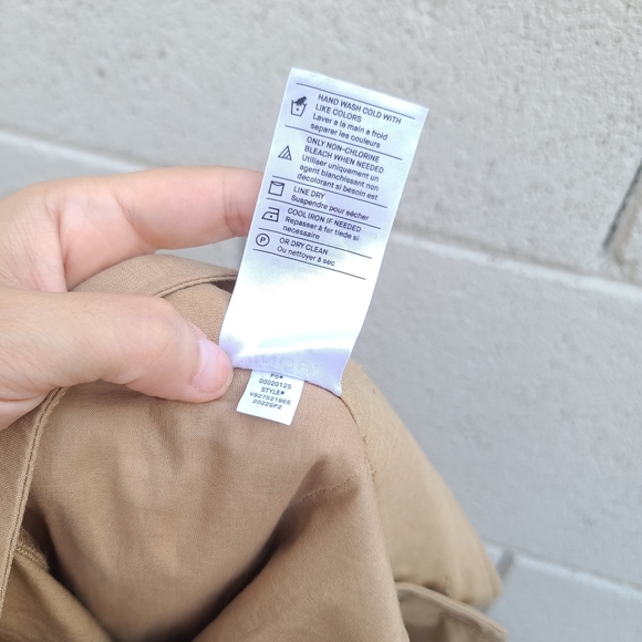 Vince | Casual Linen Blend Shorts in Almond NEW Size 14 - Picture 8 of 9